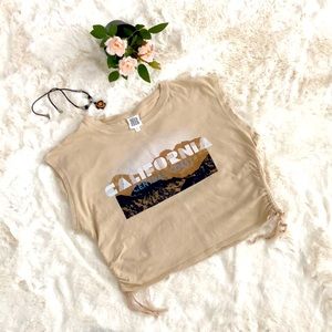 Seed Teen Graphic Crop Top Size 12